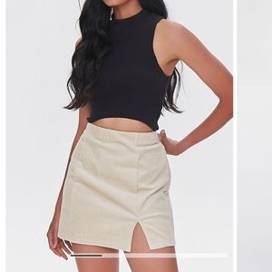 Corduroy Mini Skirt